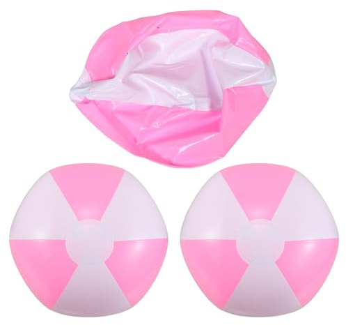 NOLITOY 5 Piezas Balones de Playa Inflables de Dos Colores de Recuerdo para Fiestas la Piscina Juguetes Inflables para Fiestas de Verano Balones de Piscina Juguetes de Playa para Verano
