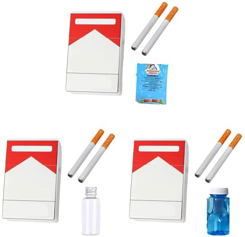 Lot De 6 Cigarette Bulle De Savon, Machine A Bulle, Mini-Jouet à Bulles pour FêTes, Anniversaires FêTes