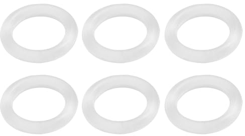 6 Bit O-Ringar för Medela Harmony Handmjölkpump, Gummitätning Reservdelar för Handmjölkpumps Handtag