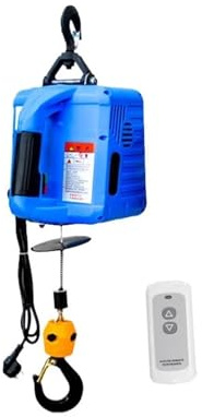Argani elettrici Paranco elettrico a trazione miniaturizzata portatile 3 in 1 da 220 V, piccola fune metallica 500 kg Verricello elettrico