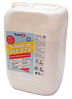 SOPRO DSF 423 DichtSchlämme Flex 2-K komp.B Abdichtung Schlämme 8 KG Kanister