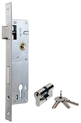 GLK 72820 Cerradura de Embutir, Gris, 728 x 20 mm