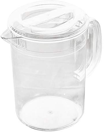 Jarra Acrílica Con Tapa Para Agua, Té, Limonada, Almacenamiento De Leche - 2L