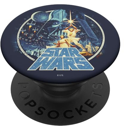 PopSockets Star Wars Group Victory Scene Retro Poster PopSockets PopGrip: Swappable Grip for Phones & Tablets
