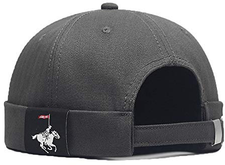 YAMEE Bonnet Docker Homme Hat Cap Femme Casquette sans Visiere Docker Bonnet bob Chapeau Homme Bonnet de Docker Skullcap