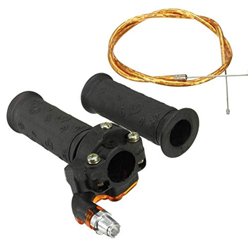 Motocicleta, Empuñadura con Cable del Acelerador Giratorio, Manija de Control de Velocidad, Mini Manual Refrigerada, Ajuste para Mini Moto Pit Dit Bike ATV Quad