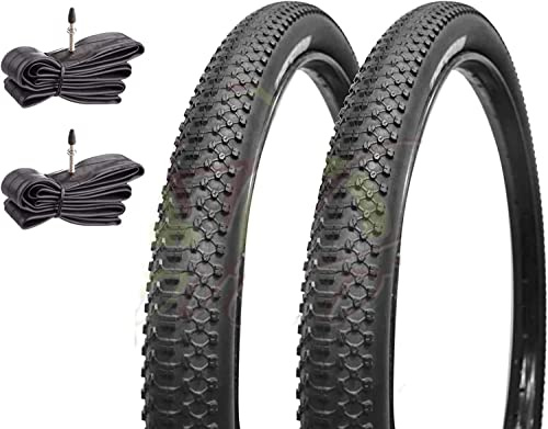 2 Reifen 27,5 x 2,10 (54-584) + Innenschlauch für Mountainbike, starre Reifen