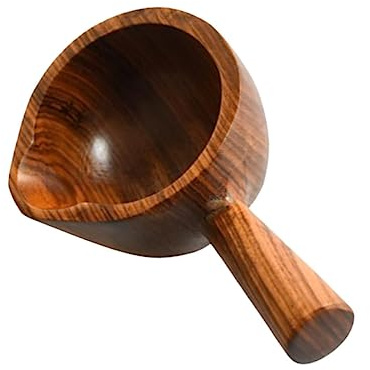MAGICLULU Holz Gewürzschale mit Griff für Servieren und Haushalt | Einzigartiges Stilvolles Design, Bruchsicher und Fleckenresistent, für Bankett und Tägliche Küche