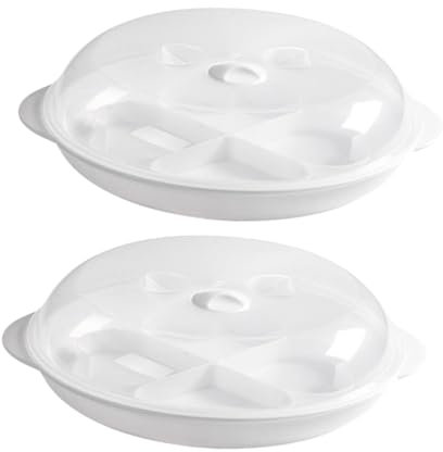 Zerodeko Fornello Automatico Per Microonde Pp Lavabile in Lavastoviglie Per Pasti in Famiglia