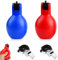 Handpfeife, 4 Stück Trainerpfeife, 2 Hygienische Handpfeife, 2 Edelstahl-Sportpfeifen mit Umhängeband Laut Notfall für Trainer, Sportlehrer, Hundetrainer, Trainer Zubehör Fußball