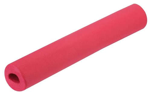QUARKZMAN 0.25m Rohrisolierung Schaumstoff, Durchmesser 19mm Isolierstärke 15mm Heizungsrohr Verkleidung für Fitnessgeräte, Rohre, Handhaben (Rot)