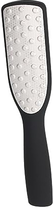 WOONEKY Lima per Piedi Cura Professionale Doppia Faccia in Acciaio Inossidabile Strumento Esfoliante Portatile per Calli per Talloni Screpolati e Pelle Morta