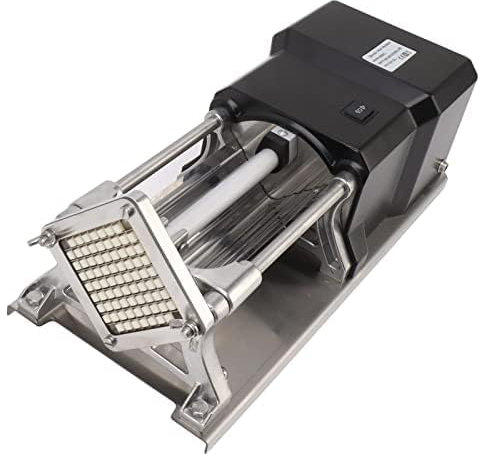 HSSMEUR French Fry Cutter,Commercial Electric Potato Chip Cutter,Heavy Duty Professional French Fries Making Tool