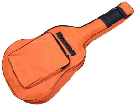 ifundom wasserdichte Folk Akustik Gitarrentasche Mit Doppelt Verstellbaren Schultergurten Oxford Rucksack Gitarrentasche Für Bequemen Transport Atmungsaktiv Gepolstert Inkl Fronttasche Ora