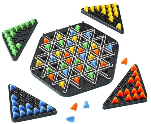 Triggle - Triggle Jeu - Jeu de Société Peg, Un Jouet Adapté Aux Exercices de Réflexion Interactifs en Famille de 2 à 4 Personnes