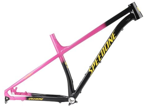 BSFHQS Fahrrad Rahmen 29ER Aluminiumlegierung Mountainbike-Rahmen Boost Steckachsrahmen 12x148mm XC Hardtail Scheibenbremsrahmen(White,29 L)