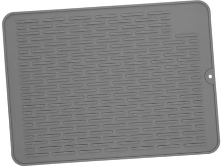 Happyyami Silikonmatte Für Grill Zubehör Hitzebeständige Abtropfmatte Aus Silikon Vielseitige Tischmatte Für Outdoor-Grill Einfache Reinigung Und Langlebige Haltbarkeit