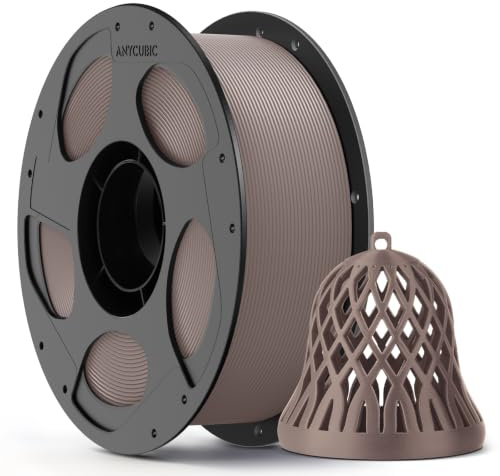 ANYCUBIC Filamento PLA 1,75 mm, Stampa 3D Materiali, Marrone 1kg