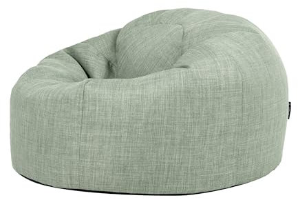 icon Classico Pouf de Esterno, Verde Salvia, Poltrona Sacco con Riempimento Incluso, Tessuto Resistente All'acqua, Pouf Sacco, Sedia de Gardino, Mobili da Gardino, Terrazza