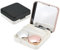 2 PCS Étui à lentilles de Contact Portable Hygiène Étui à lentilles de Contact Ensemble de Voyage avec Miroir pour Les Voyages Quotidiens comme Les Voyages et Le Travail (Rose + Noir)