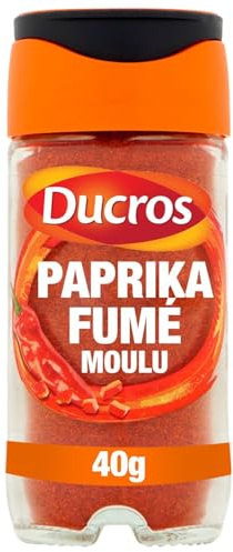 DUCROS - Paprika fumé | Saveurs gourmandes et onctueuses | Parfait pour assaisonner vos plats | le flacon de 40g | LOT DE 4