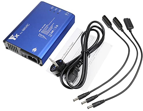 Hensych 5 en 1 13.05V 4.5A Multi Chargeur de Batterie Chargeur de Chargeur pour Mavic Pro Batterie/Télécommande