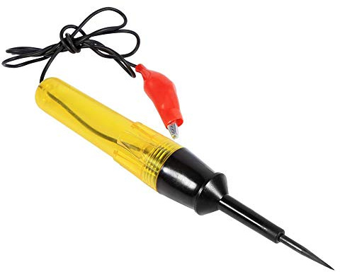 Elektrischer Schaltungsprüfer, 6 V 12 V 24 V DC Auto LKW Spannungsprüfer Motorrad Volt Tester Sonde Stift für Auto Automotive Diagnosewerkzeuge Diagnosewerkzeuge, Kompakt