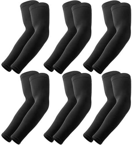 OutdoorEssentials UV Arm Sleeves for Men and Women - Sun Protection Sleeves - Compression, Golf, Baseball, Cooling, Tattoo Arm Sleeve - Mangas Para El Sol Para Hombre