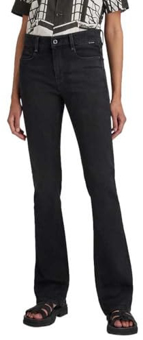 G-STAR RAW Noxer Bootcut Jeans dam , Svart (Jet Black B479-a814), 26W / 32L