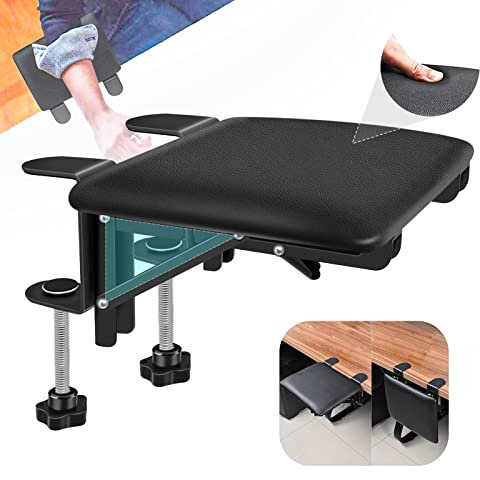 Giecy Reposabrazos para escritorio, Soporte de Codo Ergonómico Extensor de Escritorio de Ordenador Reposamuñecas para Soporte de Teclado en Casa y Oficina