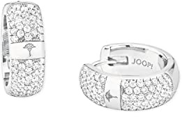 JOOP! Creolen Damen Ohrschmuck, Silber, Kommt in Schmuck Geschenk Box