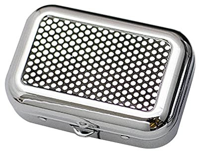 Mini Tragbarer Aschenbecher,Asudaro Metall Taschenaschenbecher mit Deckel Reisetaschenaschenbecher Kreativer Personalisierter Klein Zigaretten Aschenbecher für Unterwegs Aschenbecher to go Schwarz