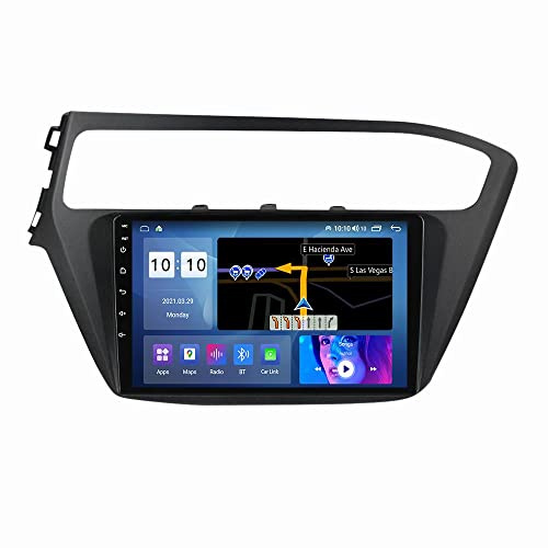 Navigatore satellitare per Auto Android 10.0 Doppio DIN per Hyun-dai I20 2017-2018 Navigazione GPS 9 Pollici unità Principale Touchscreen MP5 Lettore multimediale Radio Ricevitore Video 4G WIFIVII