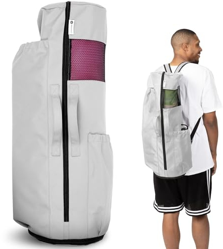 MAGNILAY Große erweiterbare Yogamatten-Tasche für Damen und Herren – Yogamatten-Tragetasche – Yoga-Taschen und Tragetaschen passen alle Ihre Sachen für das Training mit Taschen und verstellbarem Gurt