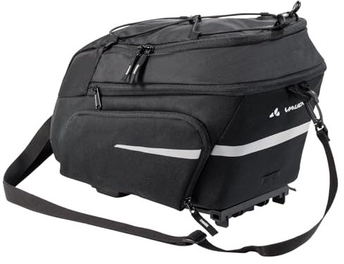 VAUDE Silkroad Plus (Snap-IT 2.0), Black Satteltasche, schwarz (schwarz), Einheitsgröße