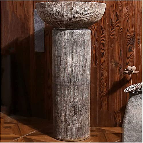 Waschtischunterschrank mit Waschbecken, Badezimmerwaschbecken mit komplettem Sockel, Sockelwaschbecken, Moderne Badezimmerwaschbecken, kompakte Eckwaschbecken, Kombination aus Kaol