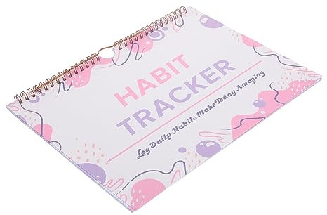 NUOBESTY Calendario Tracker Delle Abitudini Pianificatore Senza Data Diario Di Monitoraggio Obiettivi Allenamento Abitudini Settimanali