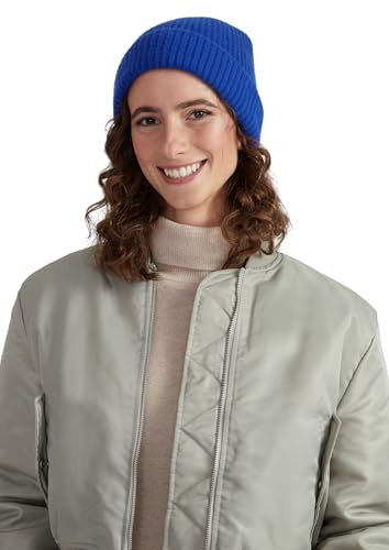 Style & Republic Damen Klassische Kaschmir Mütze-Beanie aus 100% Cashmere, Deine kuschelige und warme Premium-Strickmütze für stilvolle Herbst und Winter-momente