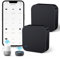 Panamalar Smart IR-Fernbedienung für IR&RF Geräte, WiFi Universal Control Hub kompatibel mit Alexa/Timer, Smart Home Automatisierung für TV/Lampe/Klimaanlage/Vorhänge/Ventilator (Black-2PCS)