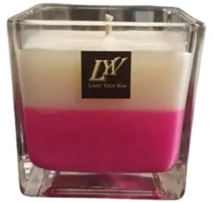 Light Your Way Candles | Large Candle | Passion Fruit Martini Scented | Odour Eliminating Candle | Gift for Ladies. Gift for Mother's Day & Birthday | Long Burning Aromatherapy