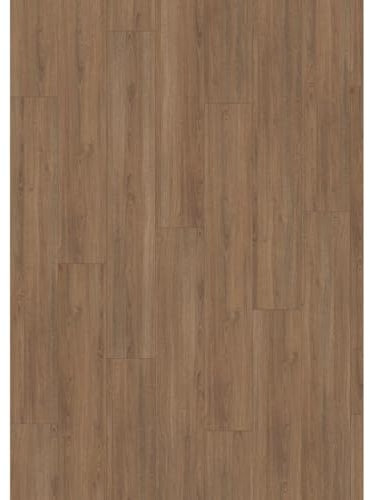 Premi Traun Oak Brown Wood Effect Laminate Flooring For Home All Room except Bath & Wet Area, 7mm Laminate Flooring, Suitable for Underfloor Heating