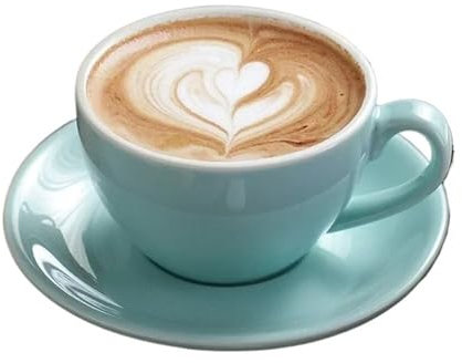 HUIJIQX 220ml European Style Nice Ceramic Cup Porcelain Coffee Cups Tea Mugs Office Breakfast Milk Mug Water Drinkware(Green)