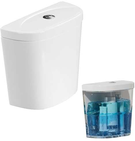 WC Spülkasten, WC-Tank WC Schüssel Dual Flush Toiletten vorinstallieren Wasser passt, Stand WC mit Spülkasten komplett, WC mit schließendem WC-Sitz