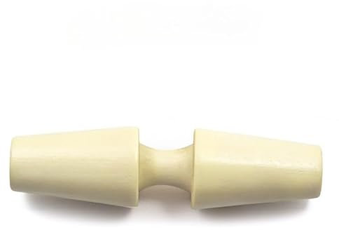 CLYDSA 10 Stück 65–90 mm Holzknöpfe aus Horn, Einloch-Knebel-Nähknöpfe aus Holz, Mehrfarbig, für Pullover, Mäntel, Strickjacken, dekorative Accessoires