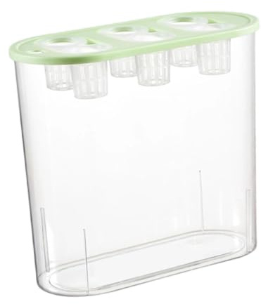 Caja de cultivo hidropónico para interiores, mini acuario, transparente, caja de plantación hidropónica de 11.5 x 4.6 x 11.1 pulgadas, color verde