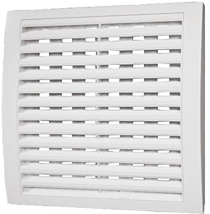 Rejilla de ventilación regulable, 200 x 200 mm, rejilla de ventilación