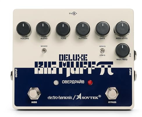 Electro Harmonix Sovtek Deluxe Big Muff Pi Distortion/Sustainer Pedal