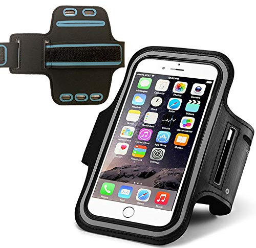 Universal Sports Armband For Apple iPhone 13 12 mini iphone Xs X 8 7 Sweat Resistant Arm Strap Phone Holder Case For Doro Aurora A11 A10 1360 1370 1372 1380 Running Jogging Cycling with Key Slot