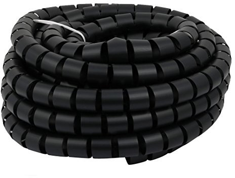 Aexit Avvolgicavo a spirale flessibile con cavo a spirale da 30 mm Dia 8,5 metri di lunghezza con clip (9567e12c0e87220a52190bdebd31179b)