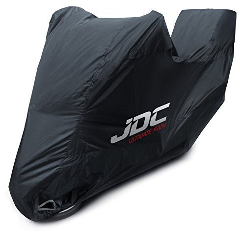 JDC Motorcycle 100% Waterproof Cover - ULTIMATE RAIN (Heavy Duty, Soft Lining, Heat Resistant Panels, Taped Seams) - XL Tall Top Box